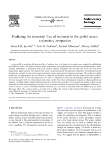 Syvitski, J.P.M., S.D. Peckham, R. Hilberman and T