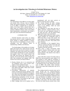 An Investigation into Vibration in Switched Reluctance Motors