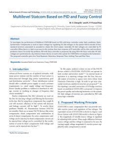 Multilevel Statcom Based on PID and Fuzzy Control