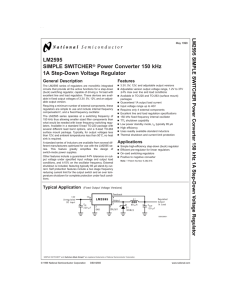 Power Converter 150 kHz 1A Step-Down Voltage Regulator