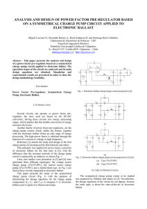 analysis and design of power factor pre