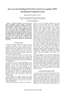 21.3 Zero-Current-Switching (ZCS) Power Factor Pre