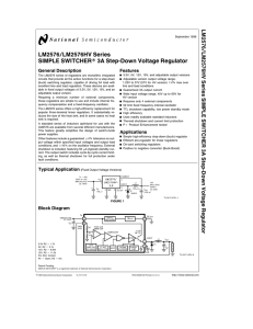 3A Step-Down Voltage Regulator