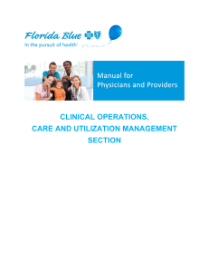 Utilization - Florida Blue