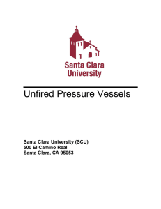 Unfired Pressure Vessels Program