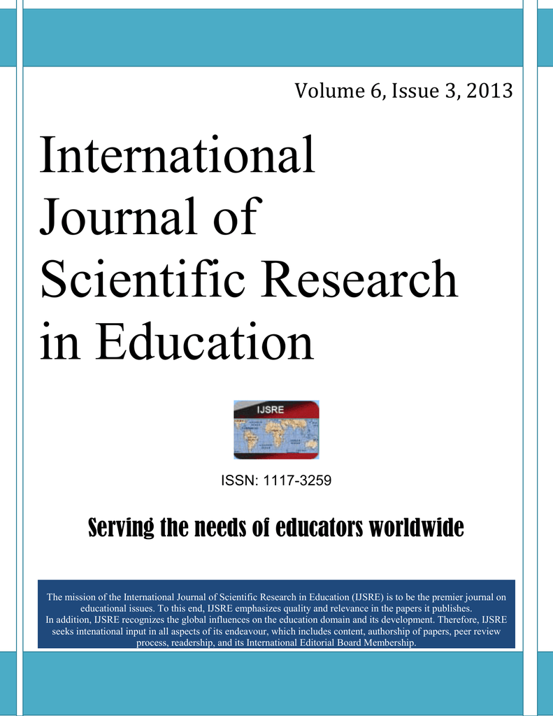scientific journal research methods