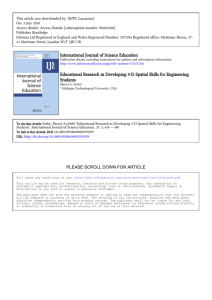 International Journal of Science Education Educational Research in
