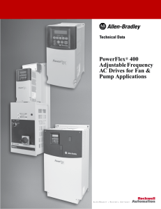 22C-TD001E-EN-P PowerFlex 400 Adjustable Frequency AC Drives