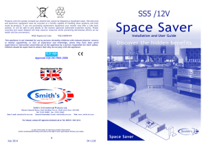 SS5 12v Installation and User Guide