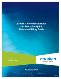 Quick Reference Billing Guide