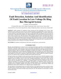 Fault Detection, Isolation And Identification Of Fault