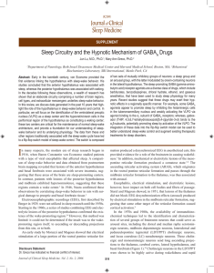 Sleep Circuitry and the Hypnotic Mechanism of GABA Drugs