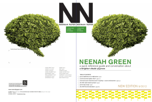 neenah green - Neenah Paper