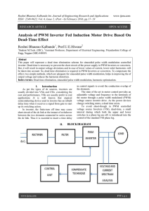 Analysis of PWM Inverter Fed Induction Motor Drive Based