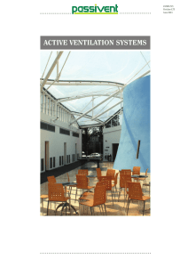 ACTIVE VENTILATION SYSTEMS