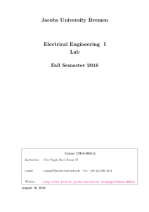 Lab Manual GEE II - Jacobs University