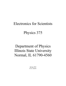 Physics 375 - Department of Physics | Illinois State University
