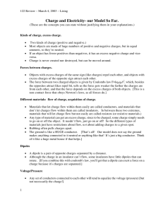 Review Sheet. - Department of Physics