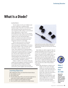 What Is a Diode? - Elevator World Inc.