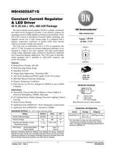 NSI45025A - Constant Current Regulator and LED Driver