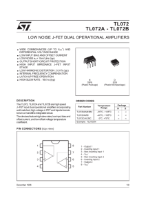 low noise dual jfet op-amps