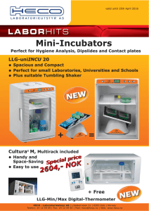 LLG-uniINCU 20 - HECO - Laboratorieutstyr AS