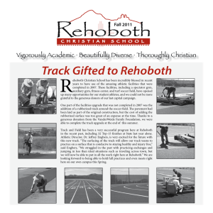 Fall 2011 Newsletter - Rehoboth Christian School