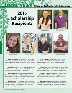 2013 Scholarship Recipients - Chippewa Valley Electric Cooperative