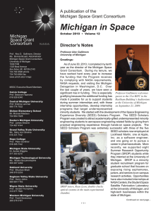 2010 Edition - Michigan Space Grant Consortium