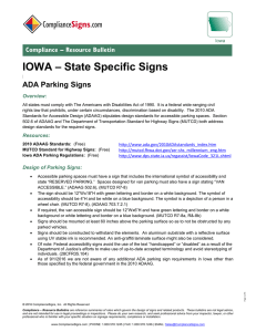 IOWA – State Specific Signs