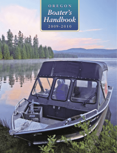 Boater`s Handbook - Oregon State Library