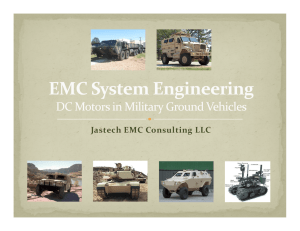 Military Ground Vehicles - Jastech EMC Consulting, LLC