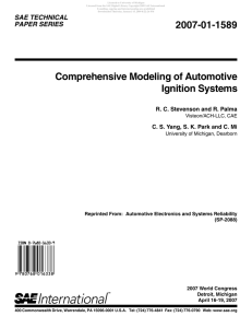 2007-01-1589 Comprehensive Modeling of Automotive