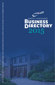 Unity Business Directory 2015