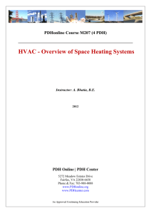 HVAC - Overview of Space Heating Systems