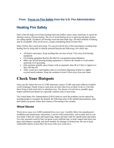 Heating Fire Safety