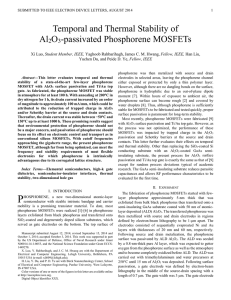 Temporal and Thermal Stability of Al2O3-passivated