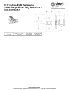 50 Ohm SMA Field Replaceable 2