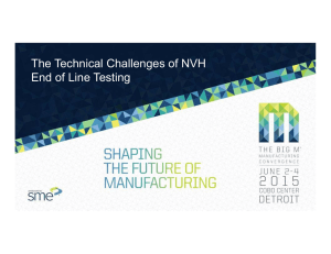 The Technical Challenges of NVH End of Line Testing