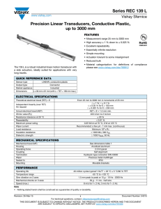 Series REC 139 L Datasheet