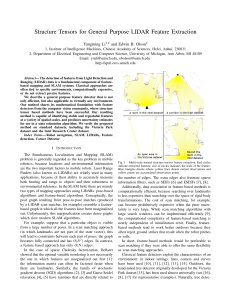 Structure Tensors for General Purpose LIDAR Feature Extraction