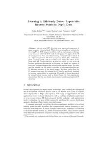 Learning to Efficiently Detect Repeatable Interest Points in Depth Data