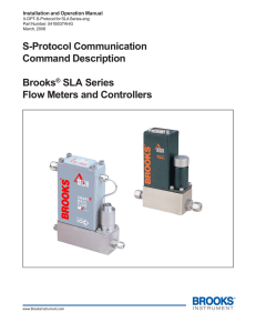 SLA5800 Series Elastomer Sealed Thermal Mass Flow Controllers