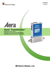 Aera® Transformer - Hitachi Metals America