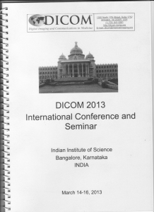 DICOM Conference 2013 Program