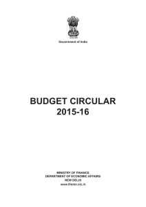 budget circular 2015-16