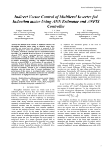 Indirect Vector Control of Multilevel Inverter fed Induction motor