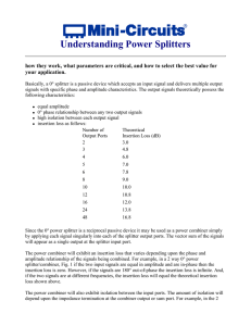 Understanding Power Splitters