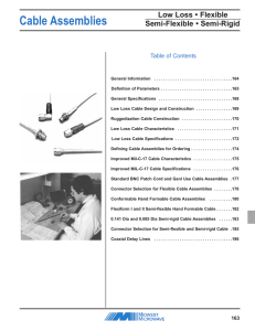 Cable Assemblies - SINUS Electronic GmbH