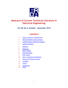 Abstracts of Current Technical Literature in Electrical Engineering